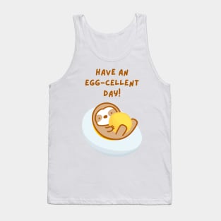 Have An Eggcellent Day Sloth Tank Top